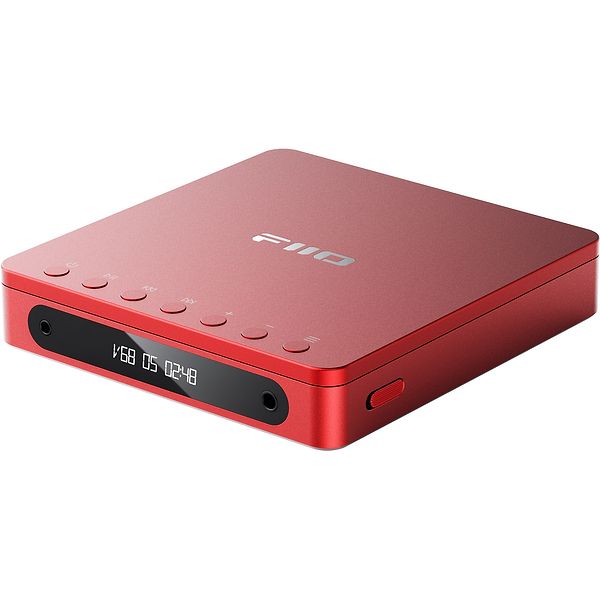 FiiO DM13 BT Discman med Bluetooth, DAC & Hovedtelefonforstæker Rød