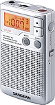 Sangean DT-250 Pocket Radio Silver