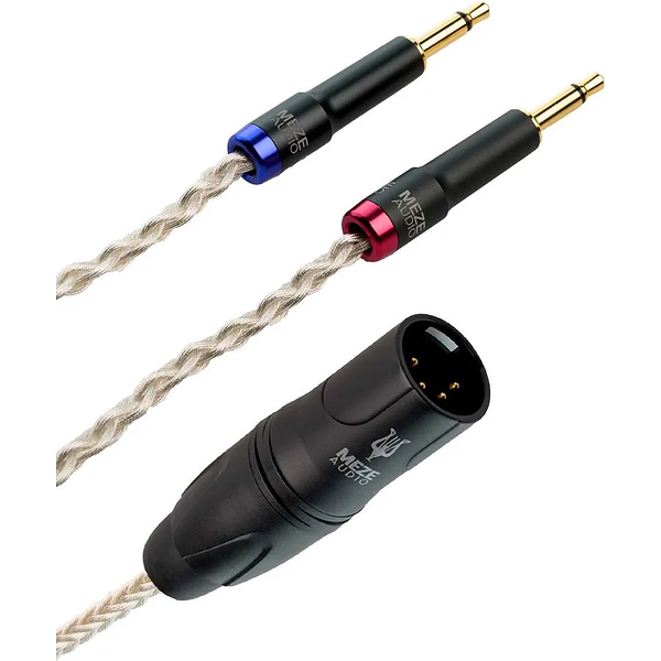 Meze mono 3.5 mm to 4 PIN XLR balanced silver plated PCUHD premium cable