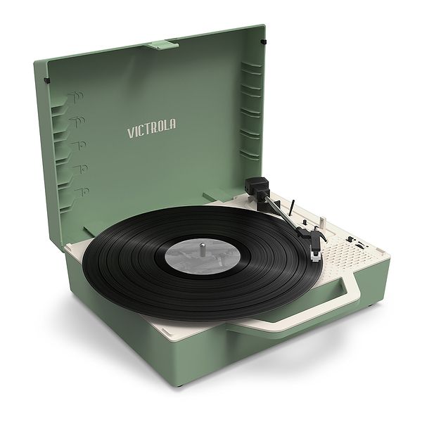 Victrola VSC-725SB Re-Spin Kuffert Pladespiller Basil Green
