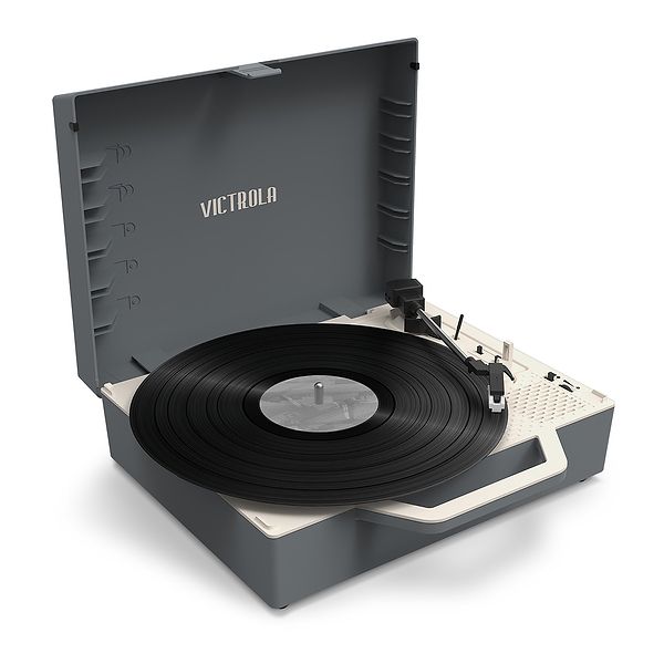 Victrola VSC-725SB Re-Spin Kuffert Pladespiller Grey