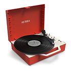 Victrola VSC-725SB Re-Spin Kuffert Pladespiller Poinsettia Red