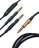 Meze mono 3.5 mm to 3.5 mm 1.2 m Black/Gold standard cable with mic and remote