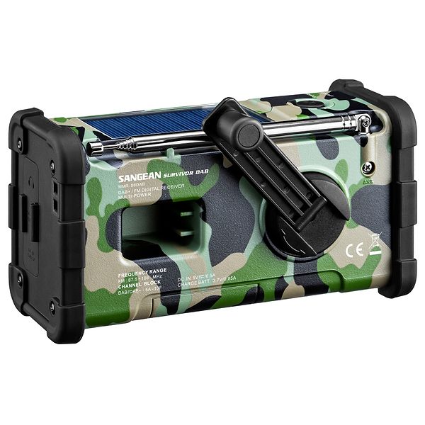 Sangean MMR-88 DAB+ (Nødradio) FM/DAB+ Camouflage