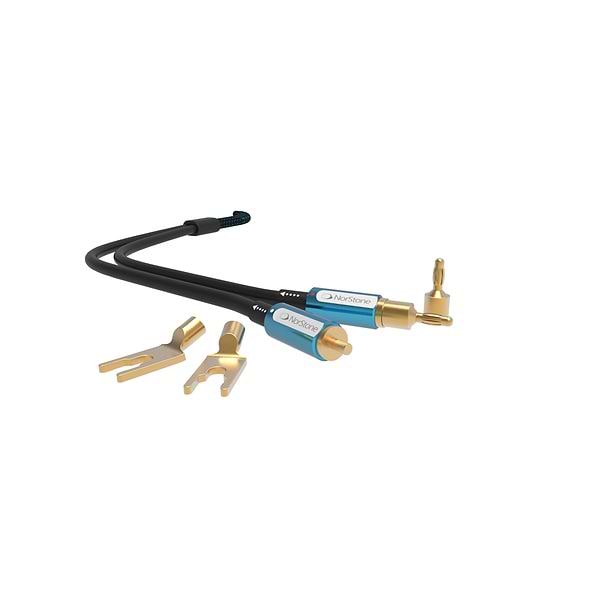 NorStone Skye Højttalerkabel med Stik/Kabelsko 2 x 3 m