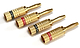NorStone Bananstik - 4 stk Gold Plated