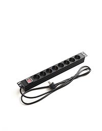NorStone Pro EU Power plug with Switch 8 schuko 2m