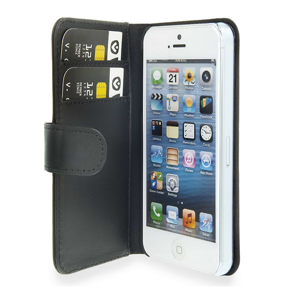 Valenta Booklet classic luxe Iphone 5/5s sort