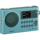Sangean WFR-28BT FM, DAB+ og Internetradio Lyseblå