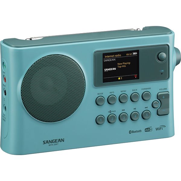 Sangean WFR-28BT FM, DAB+ og Internetradio Lyseblå