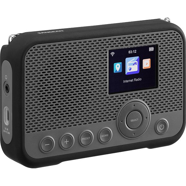 Sangean WFR-39 DAB+, FM, Spotify og Internetradio Sort