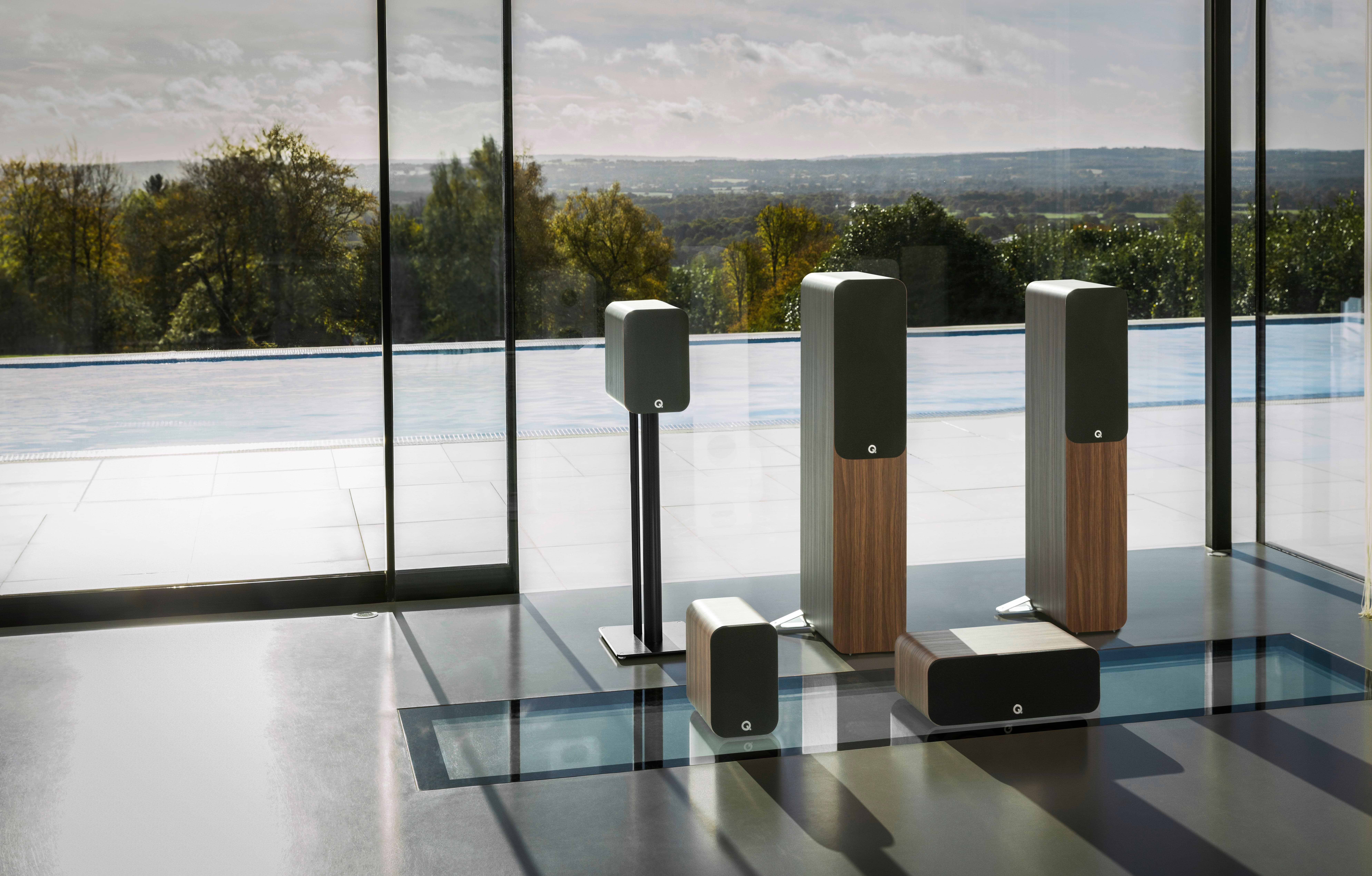 Q_Acoustics_5000_series_rosewood_grilles