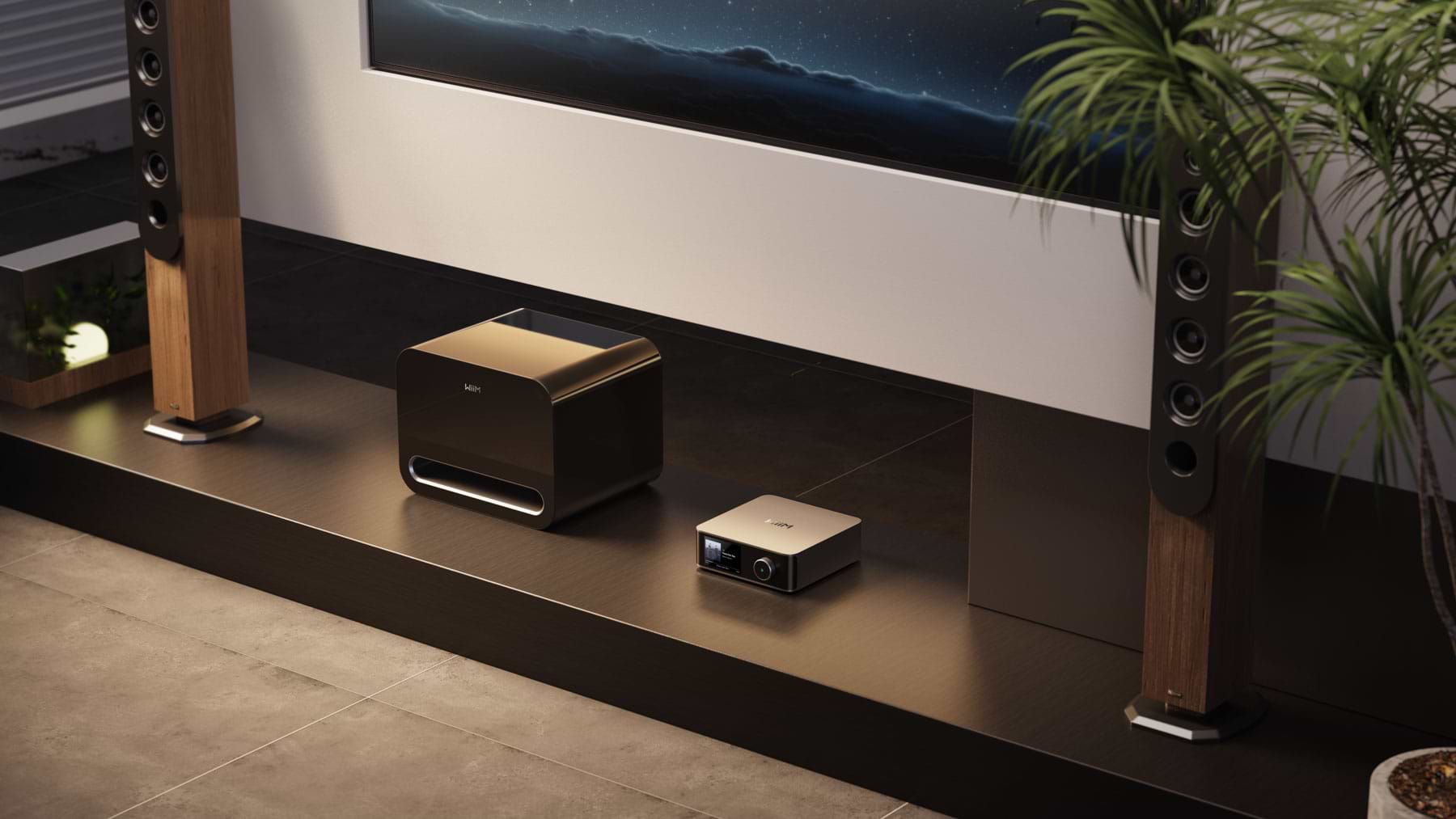 WiiM Sub Pro i stuen