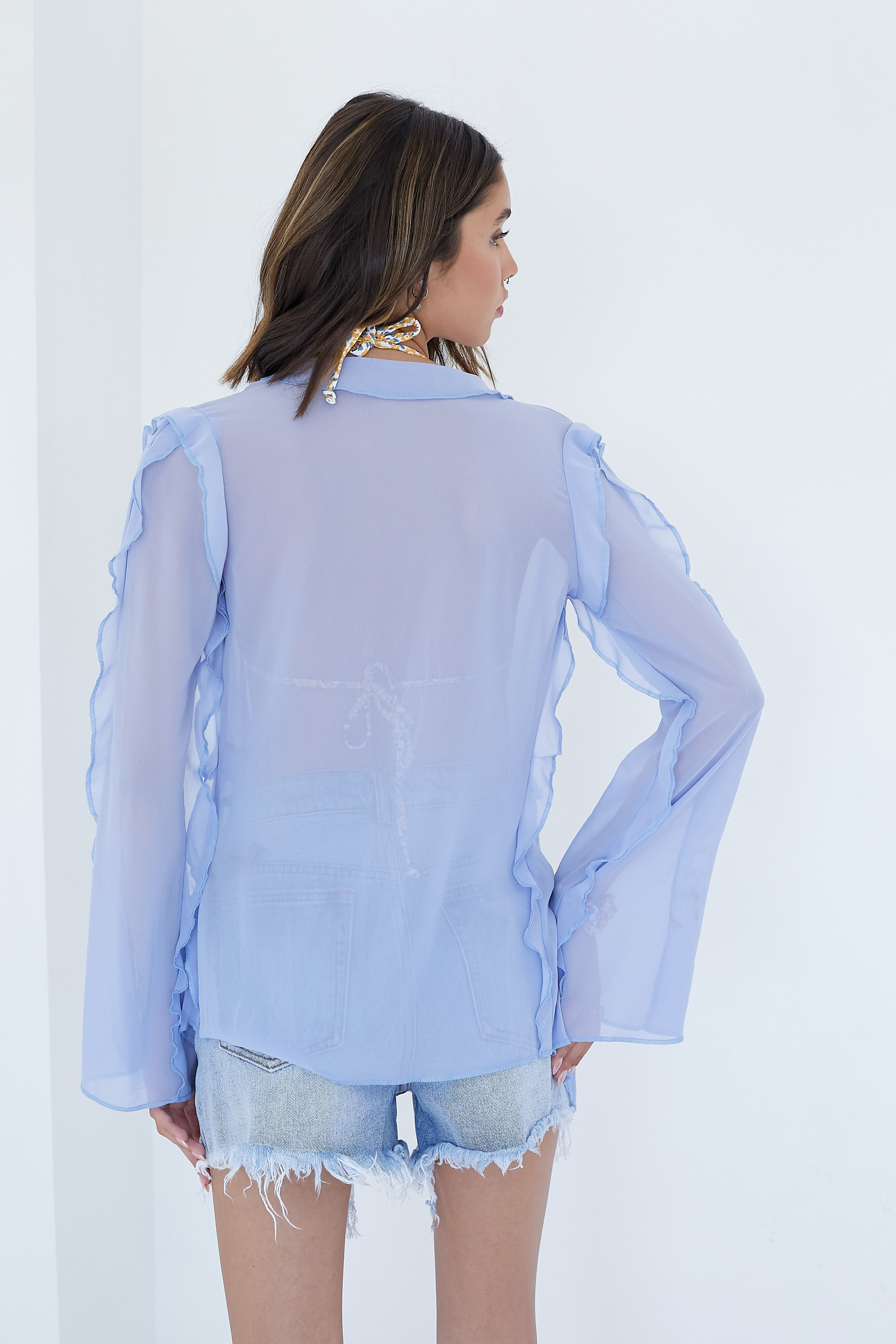 RUFFLE - טופ קשירה image number undefined