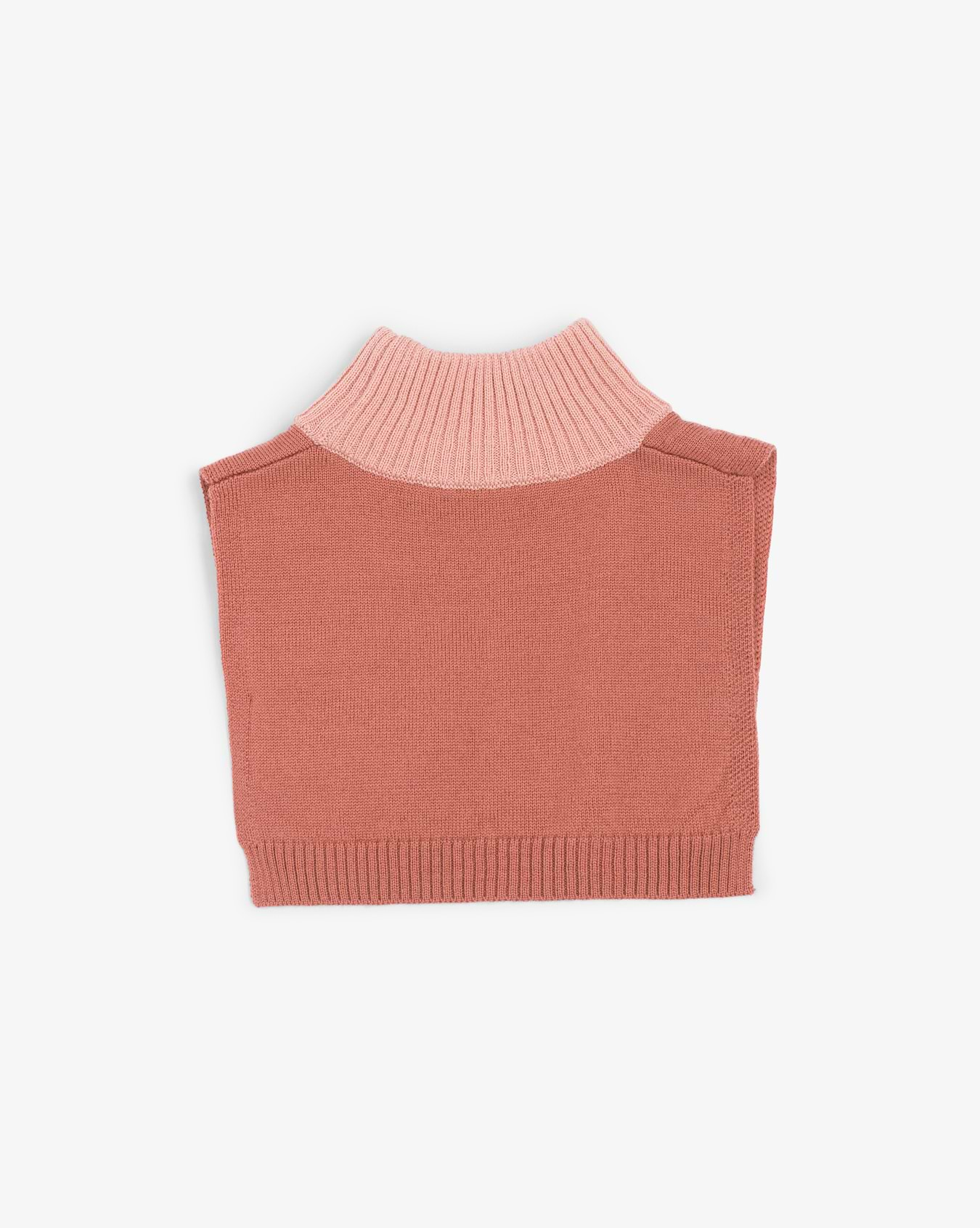 Toasty Wool Neck Tube Bib Pink