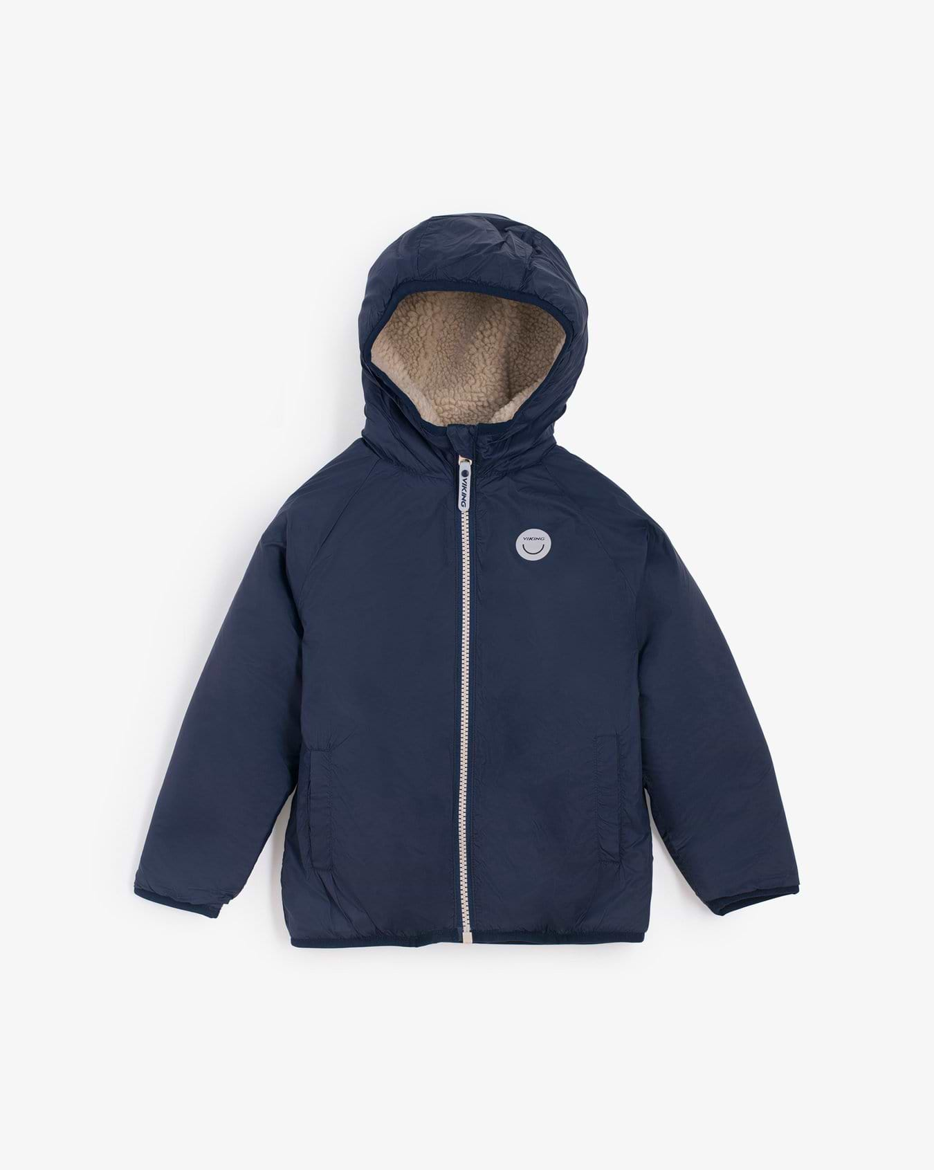 Play Reversible Pile Jacket Navy