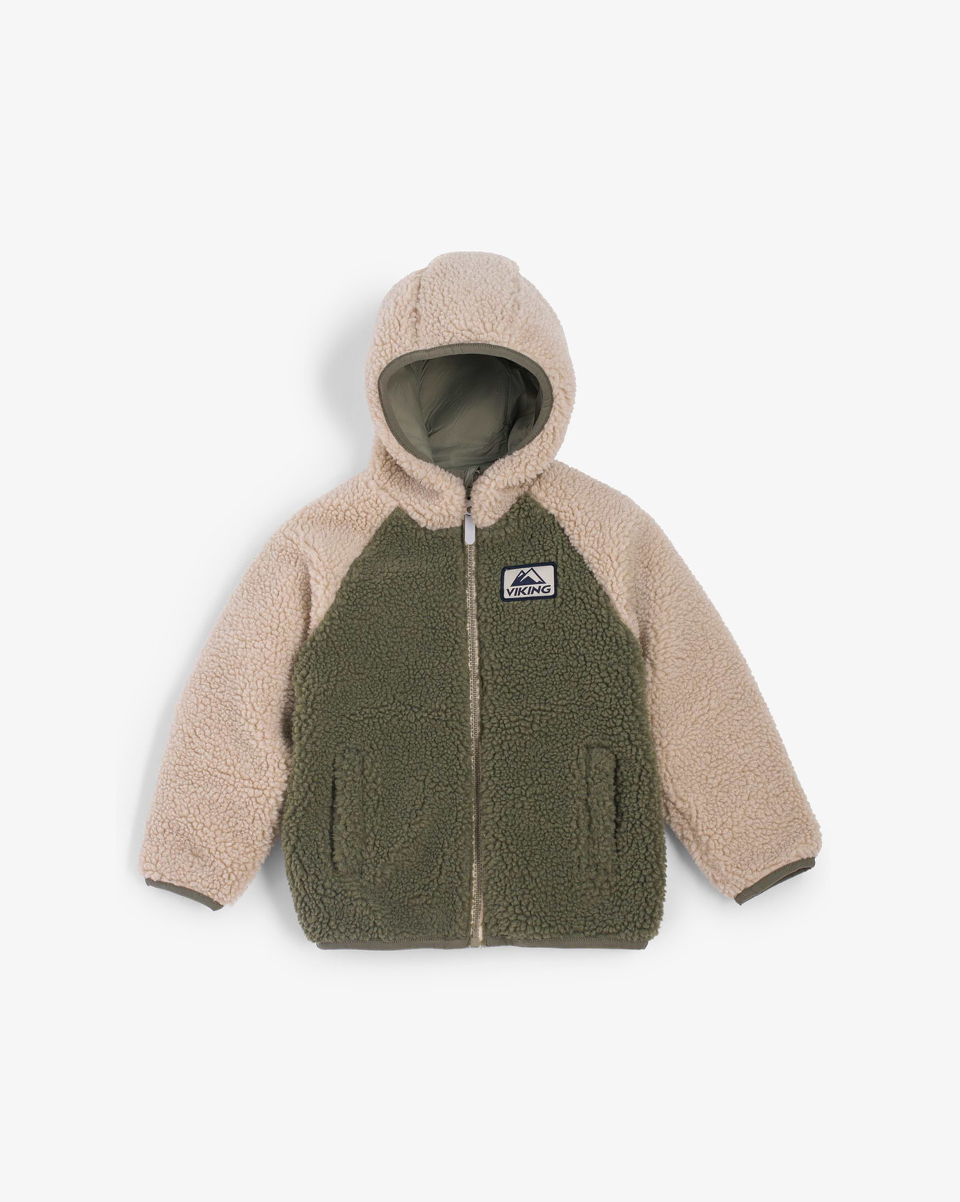 Play Reversible Pile Jacket Olive