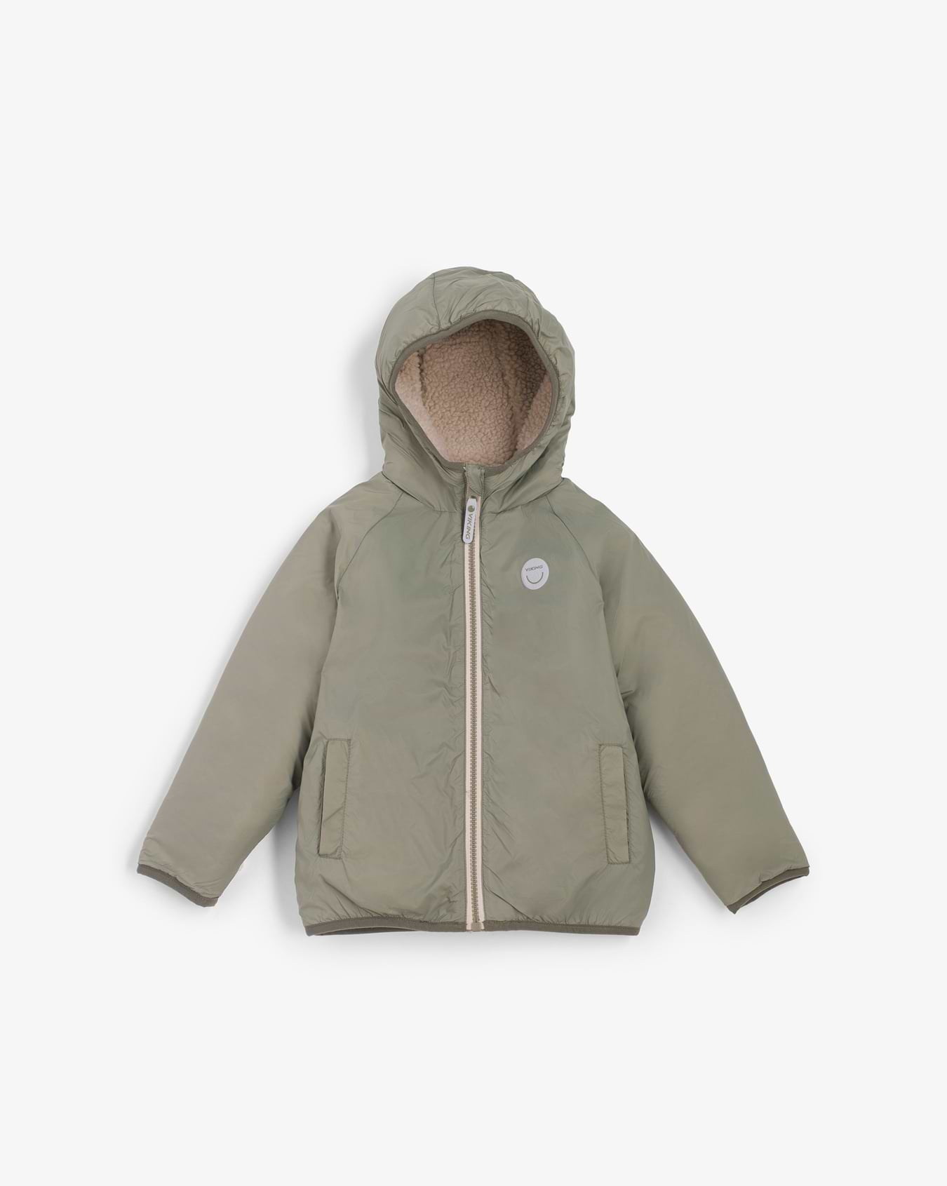 Play Reversible Pile Jacket Olive