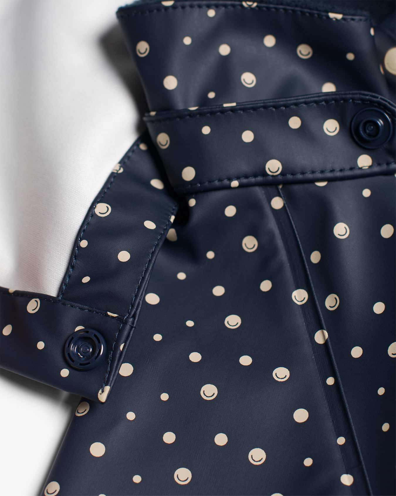 Jolly Print Rain Jacket Navy