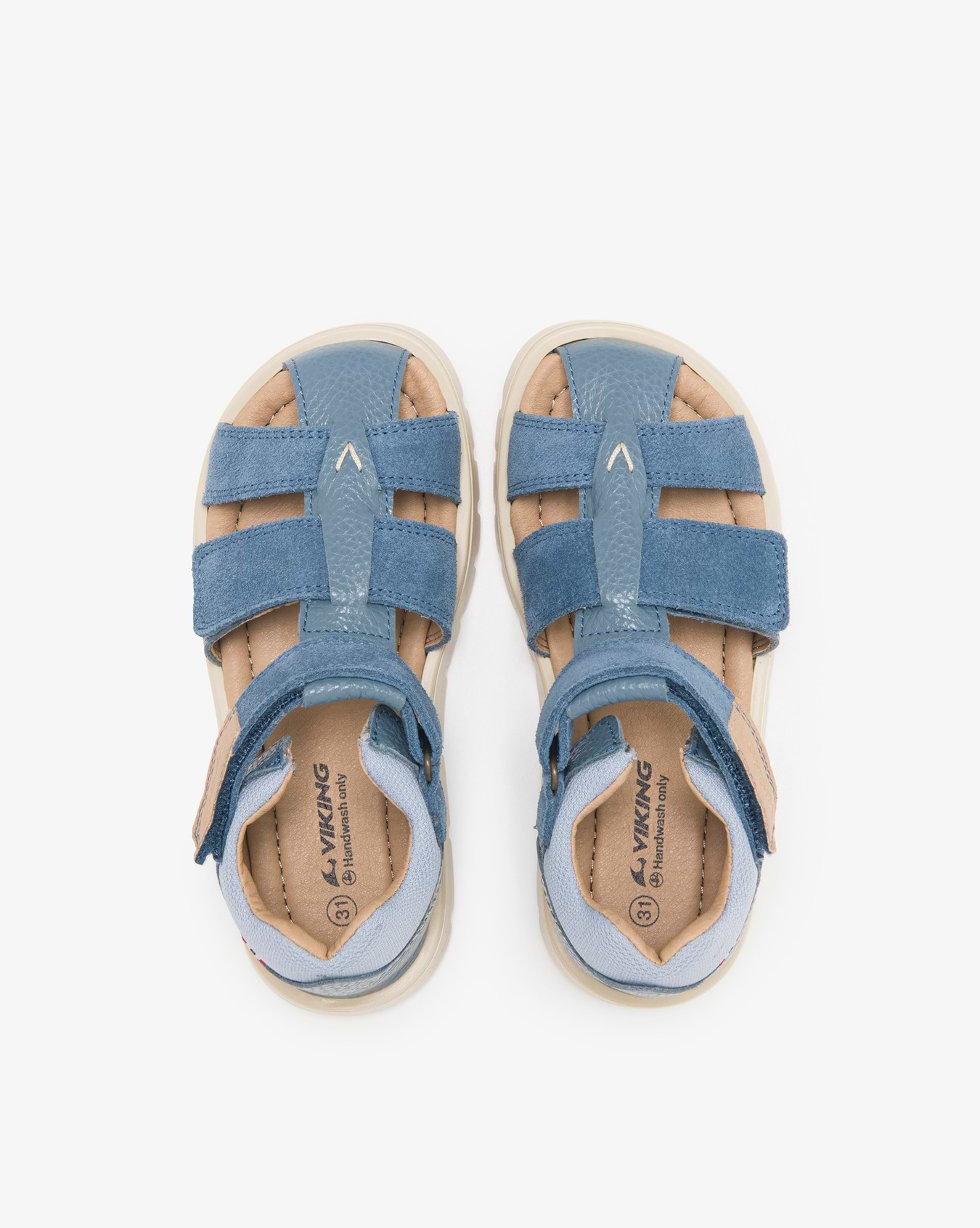 Furu Barefoot Sandal 2V Kids Blue Velcro