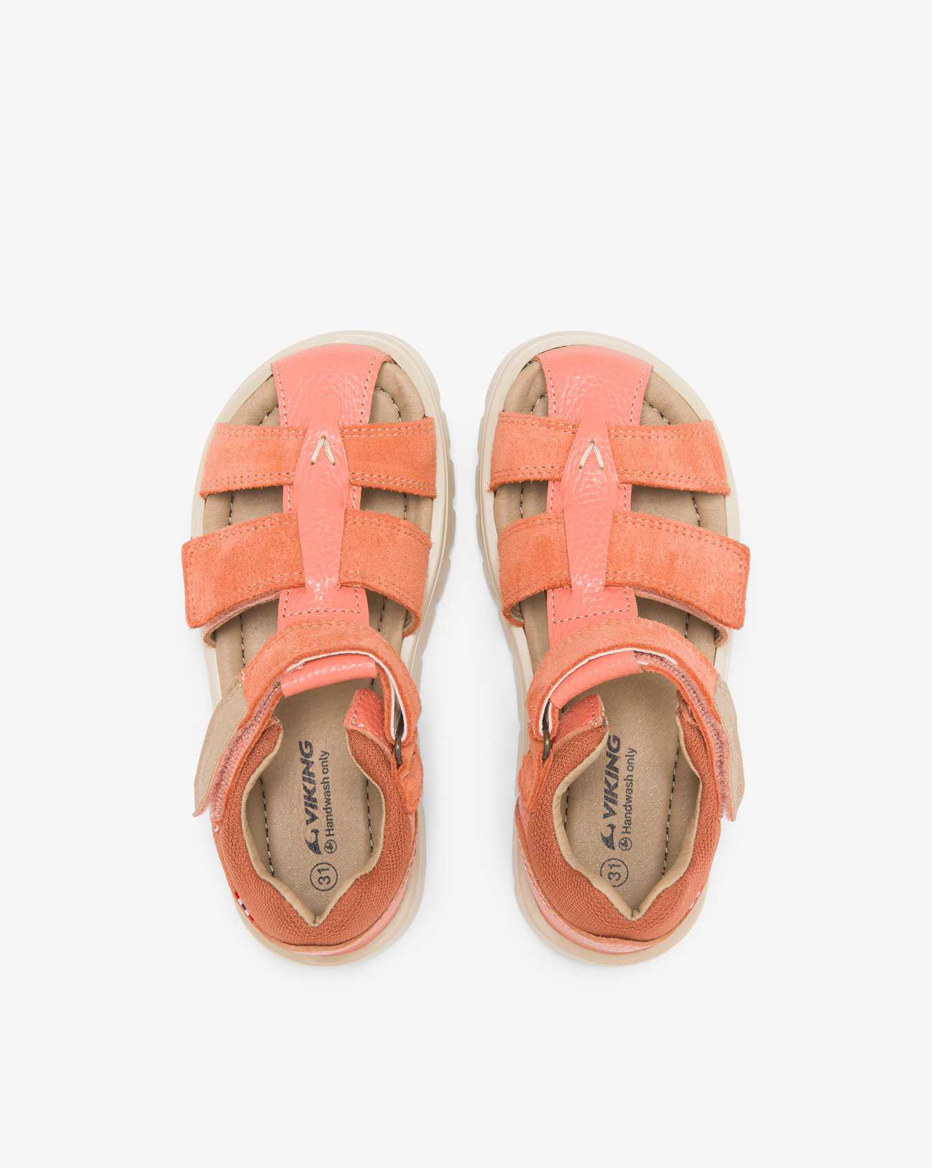 Furu Barefoot Sandal 2V Kids Pink Velcro