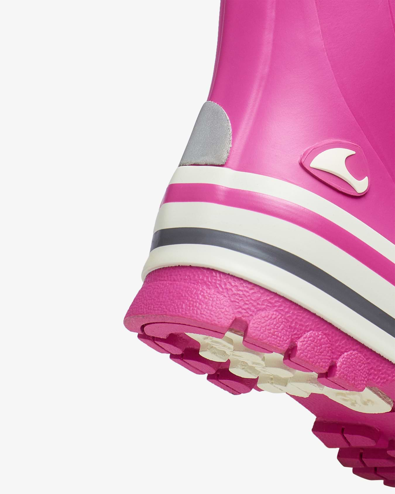 Jolly Fuchsia/White Rubber boots