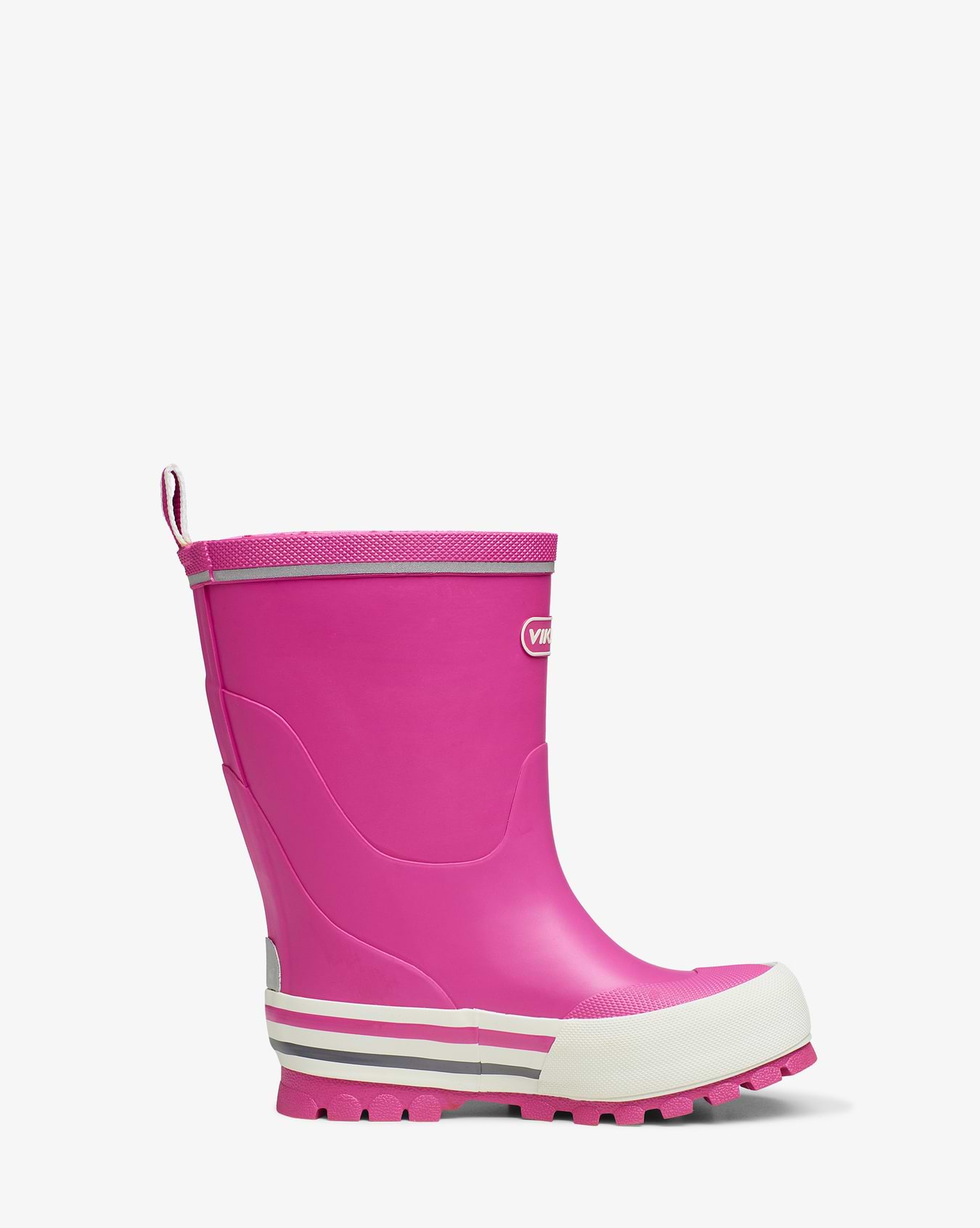 Jolly Fuchsia/White Rubber boots