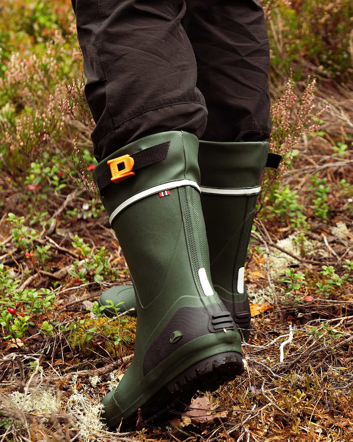 Touring 3 Green Rubber Boot