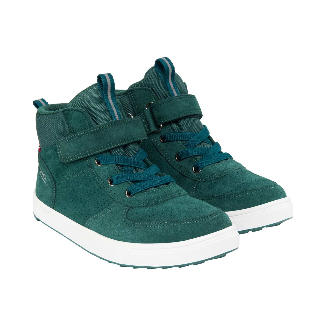 Viking Samuel Mid WP Jr Green Waterproof Velcro