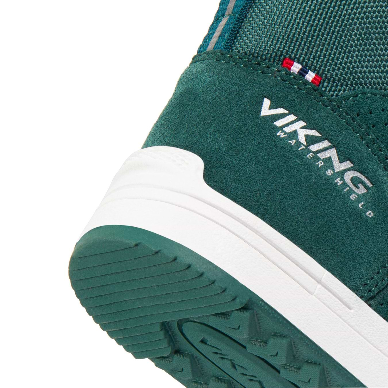 Viking Samuel Mid WP Jr Green Waterproof Velcro