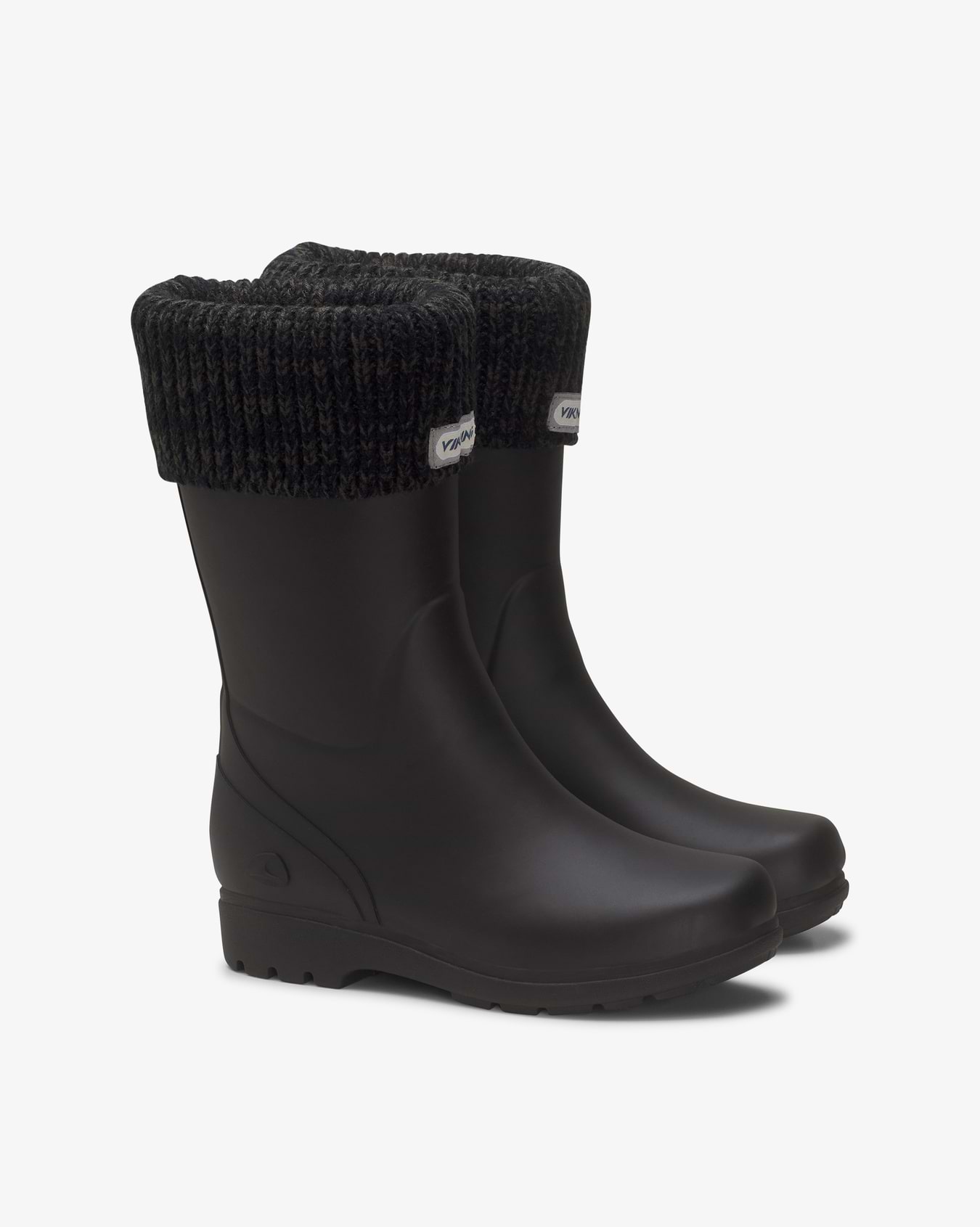 Mira Warm Charcoal Rubber Boot