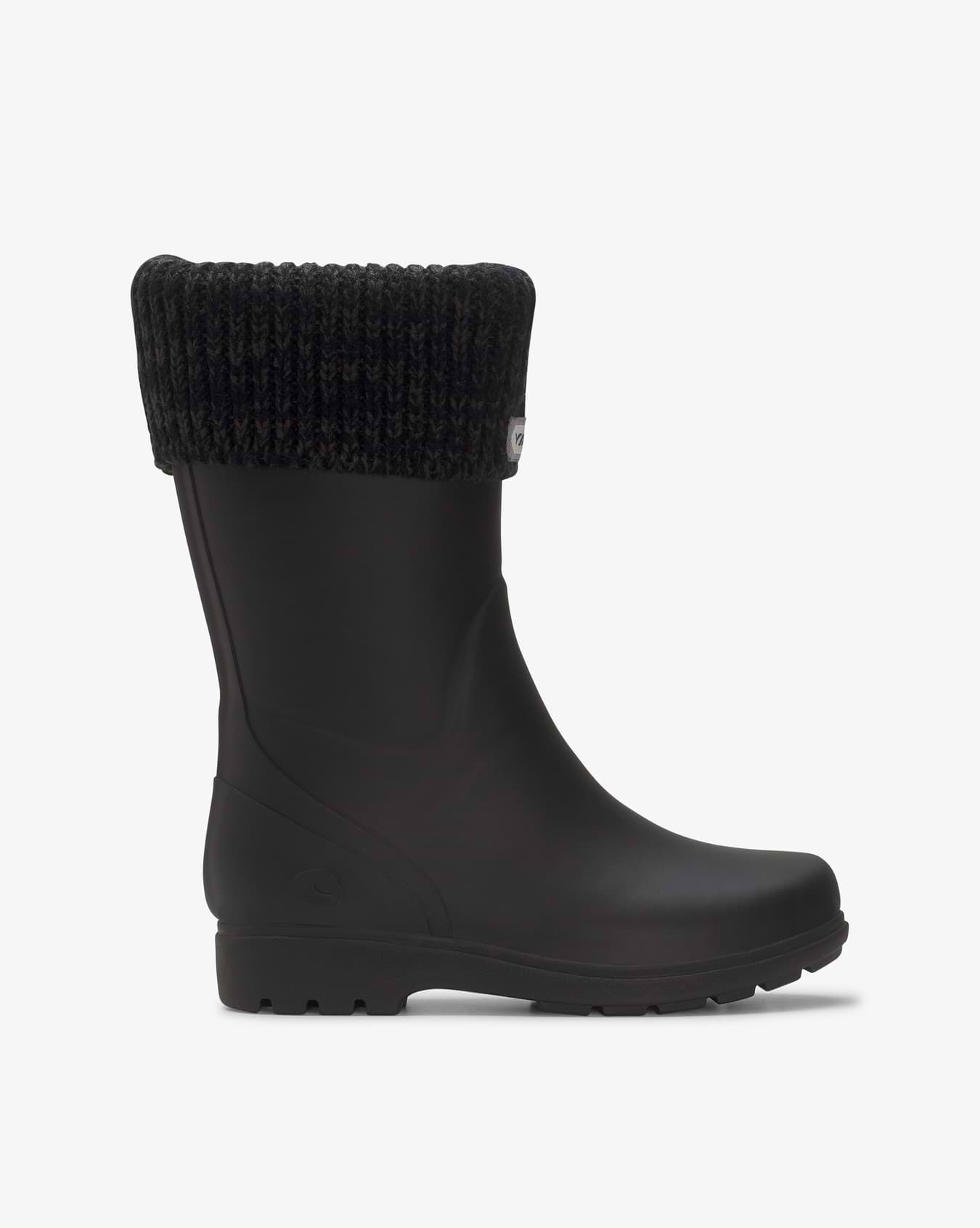 Mira Warm Charcoal Rubber Boot