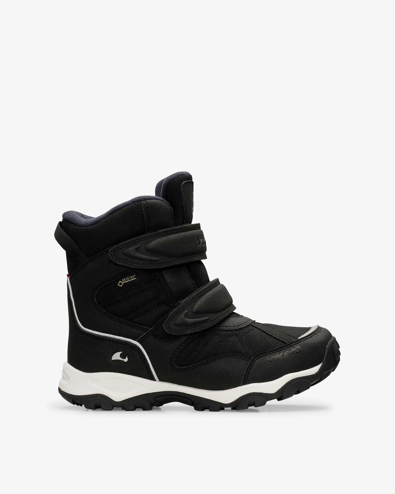 Viking Beito Jr Winter Shoes Black Gore-Tex Velcro