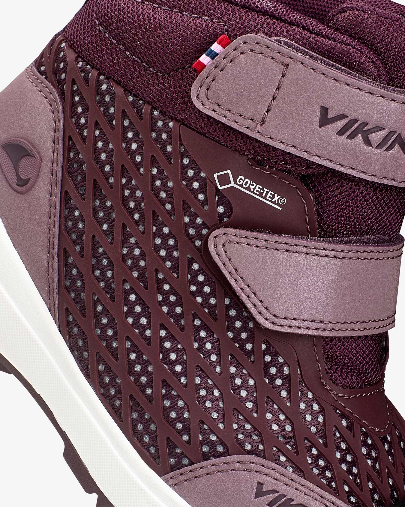 Viking Radiant Kids Winter Shoes Pink Gore-Tex Velcro 