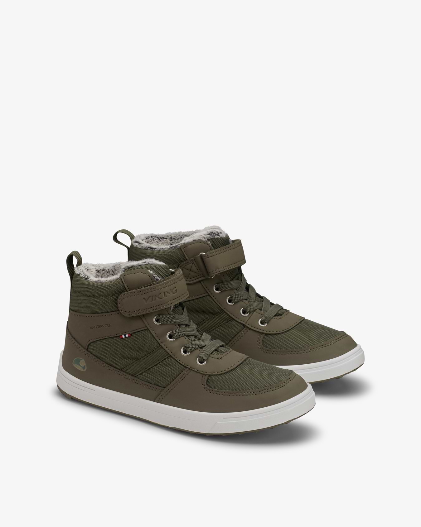 Lucas Mid Jr Khaki/Hunting Green Sneakers