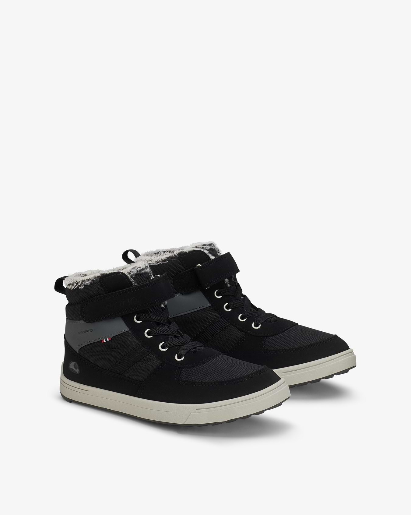 Lucas Mid Jr Black/Grey Sneakers