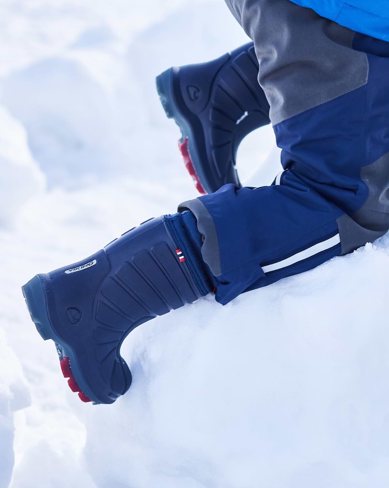 Extreme Warm Navy/Dark Red Thermo Boot