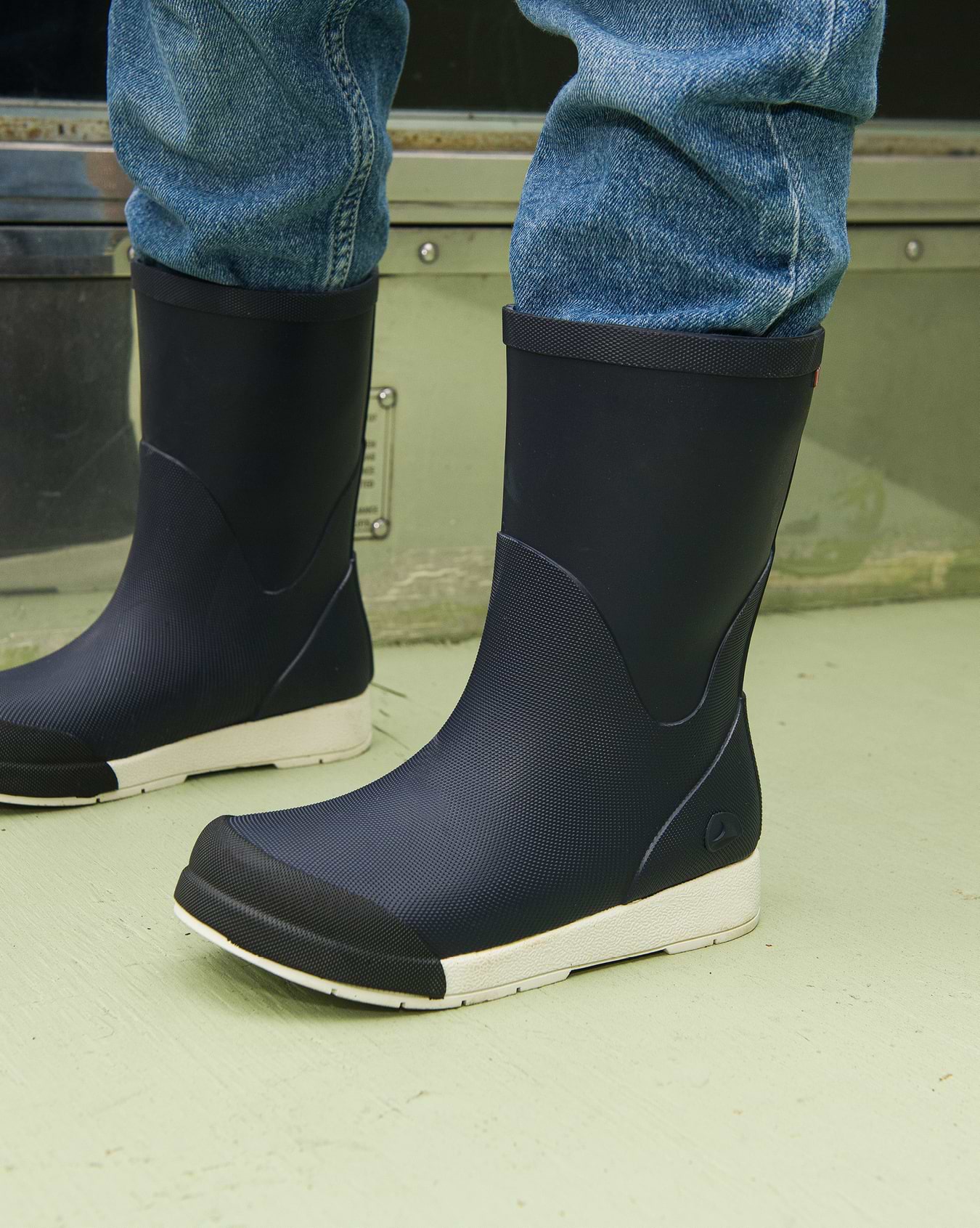 River Black/Charcoal Rubber Boot