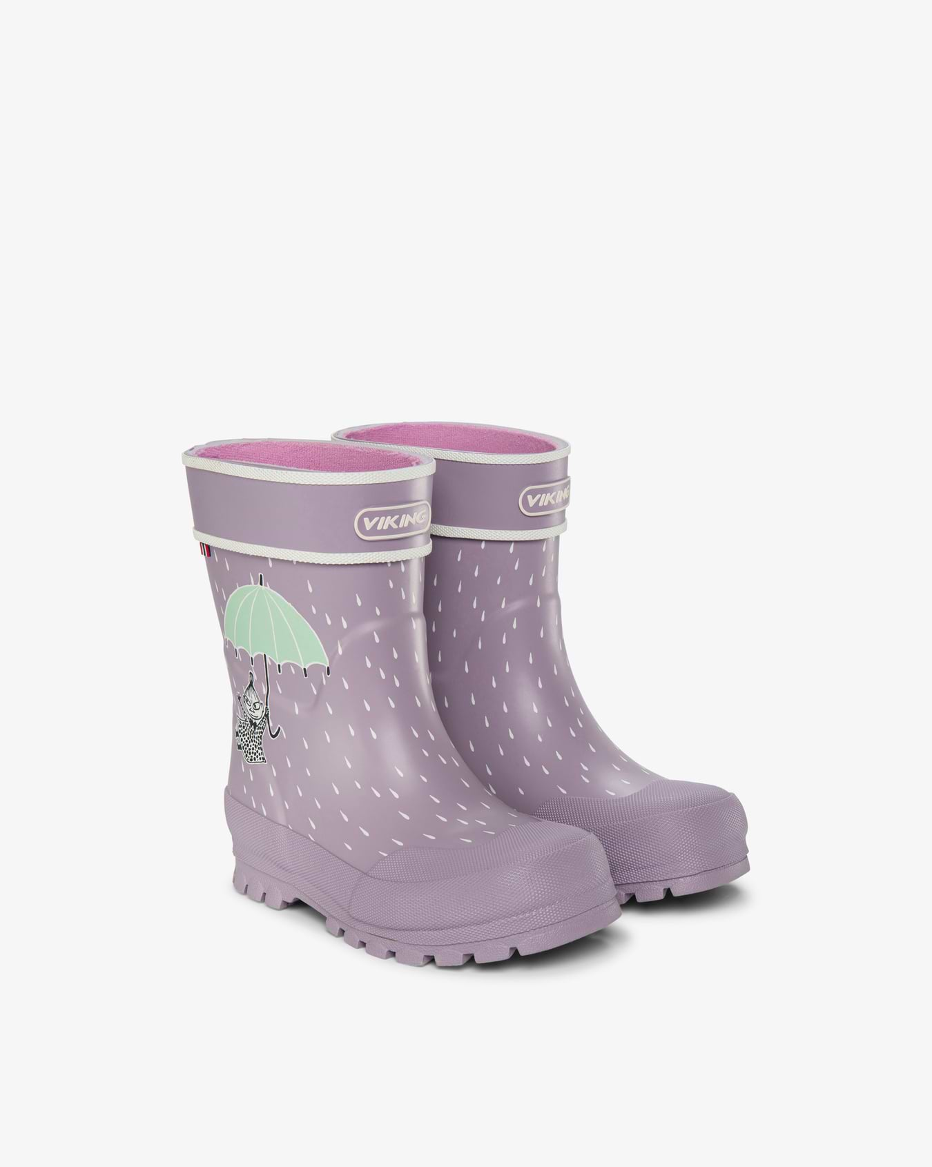 Alv Jolly Moomin Lilac Rubber Boot