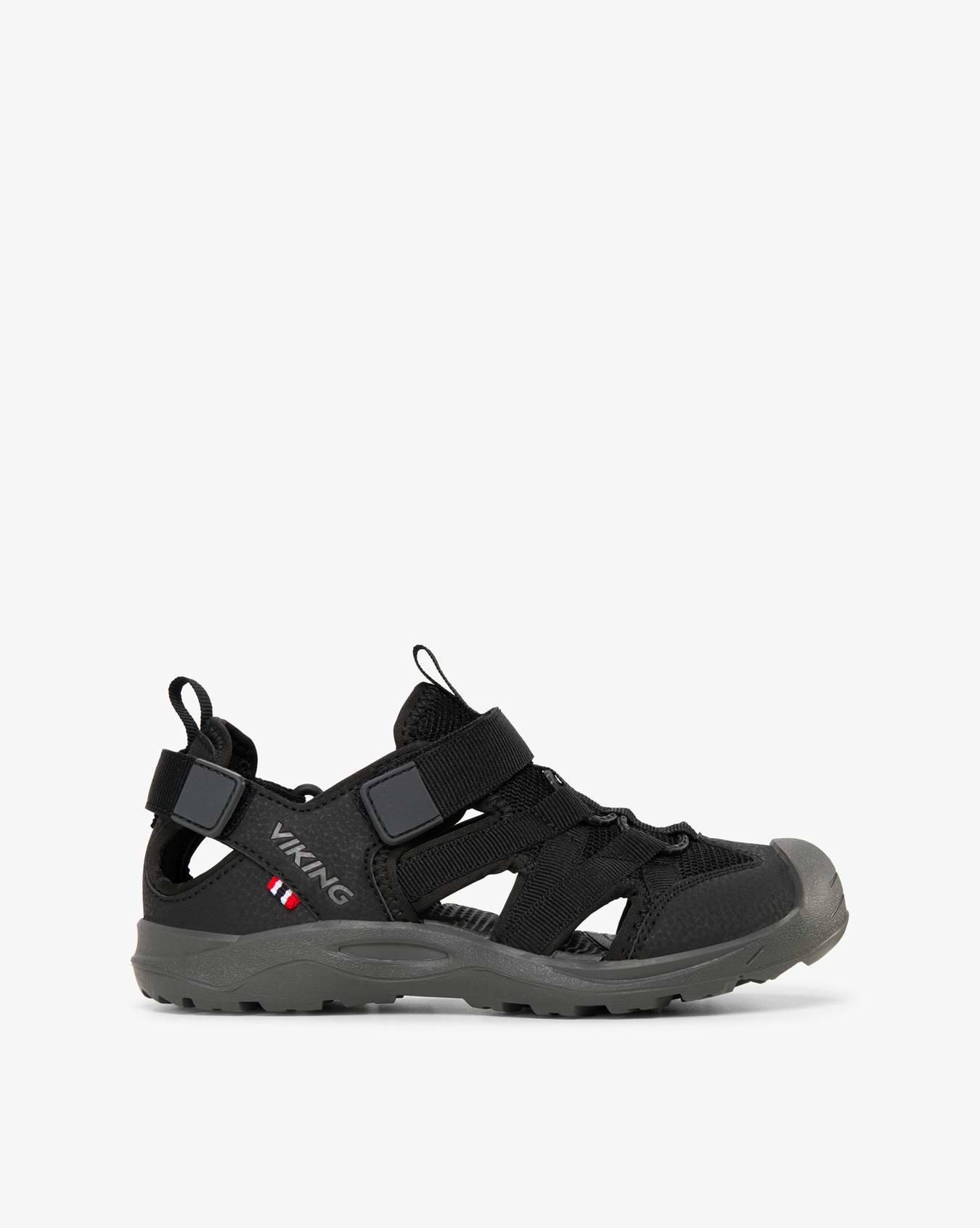 Viking Adventure Jr Sandals Black Velcro