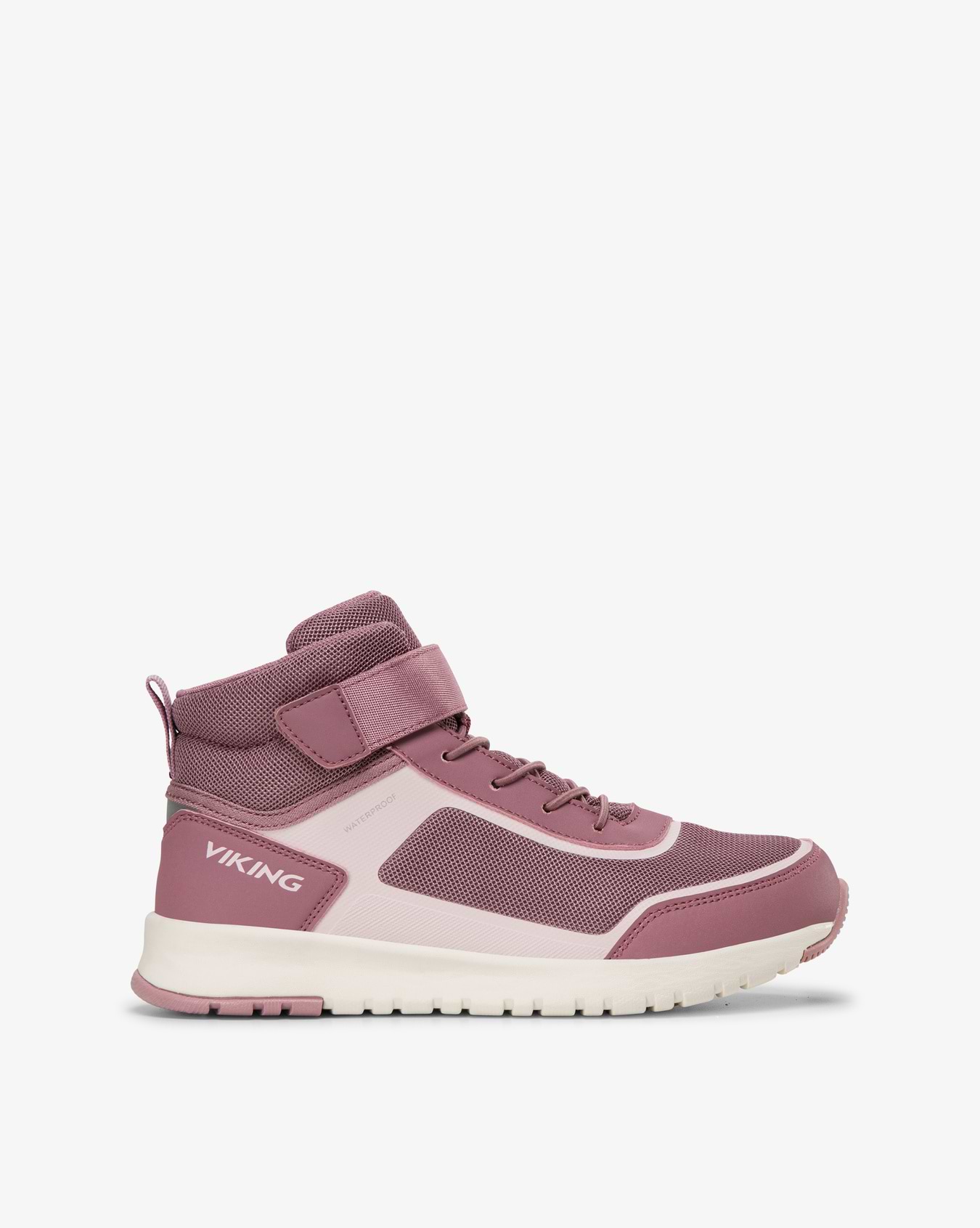 Viking Aerial Mid Jr Sneaker Pink Waterproof Velcro