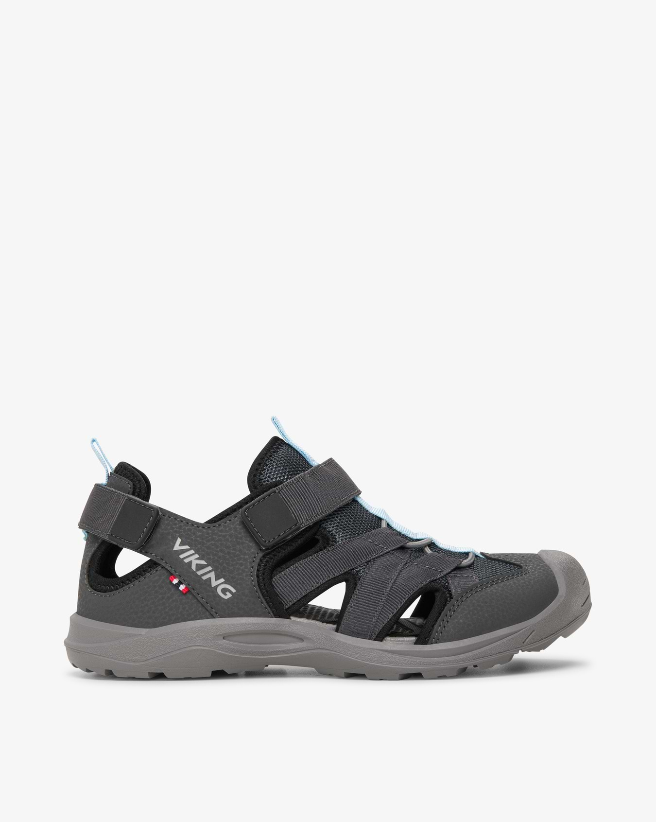 Adventure Unisex Sandal Charcoal/Light Blue