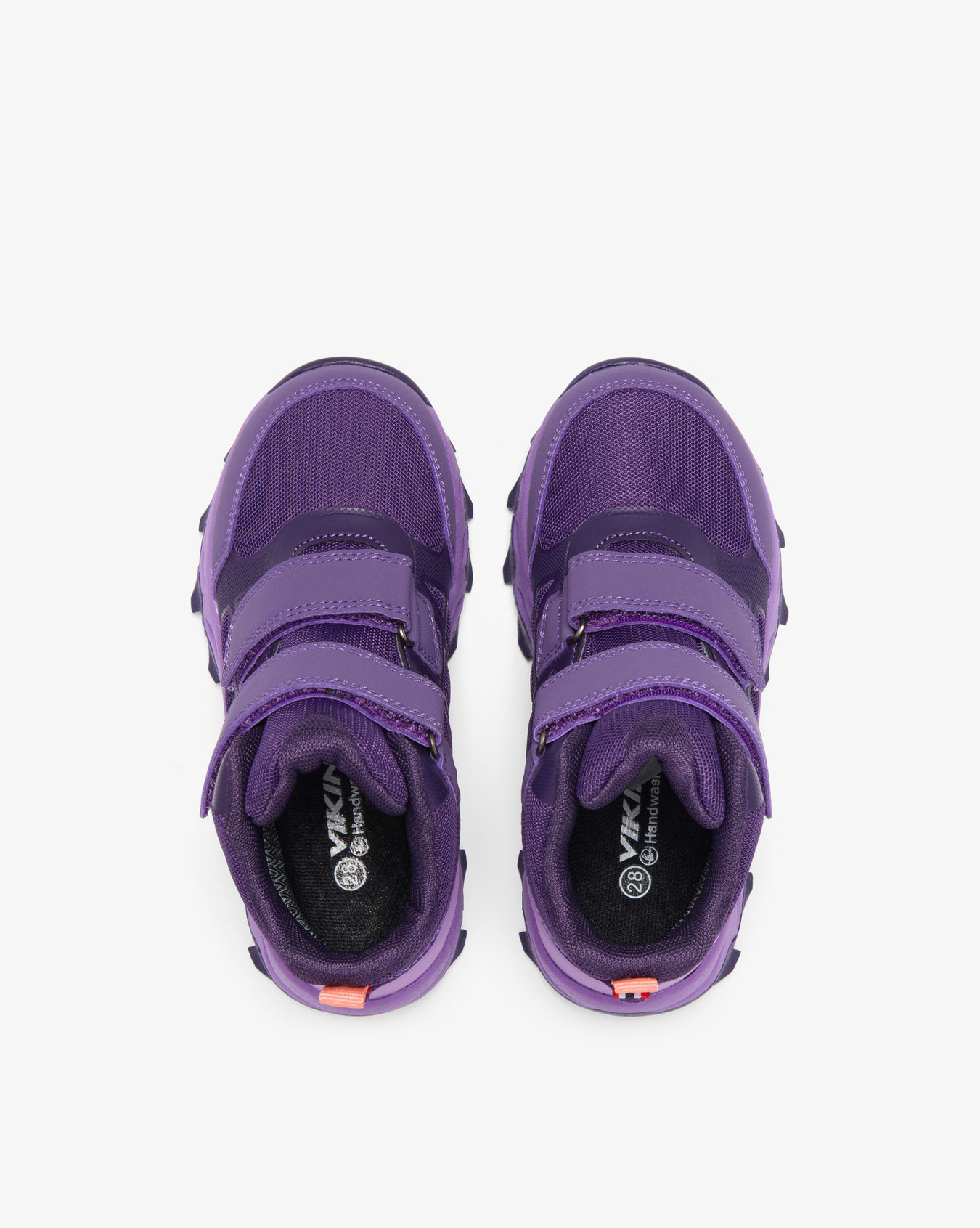 Viking Track Mid WP 2V Kids Sneaker Purple Waterproof Velcro