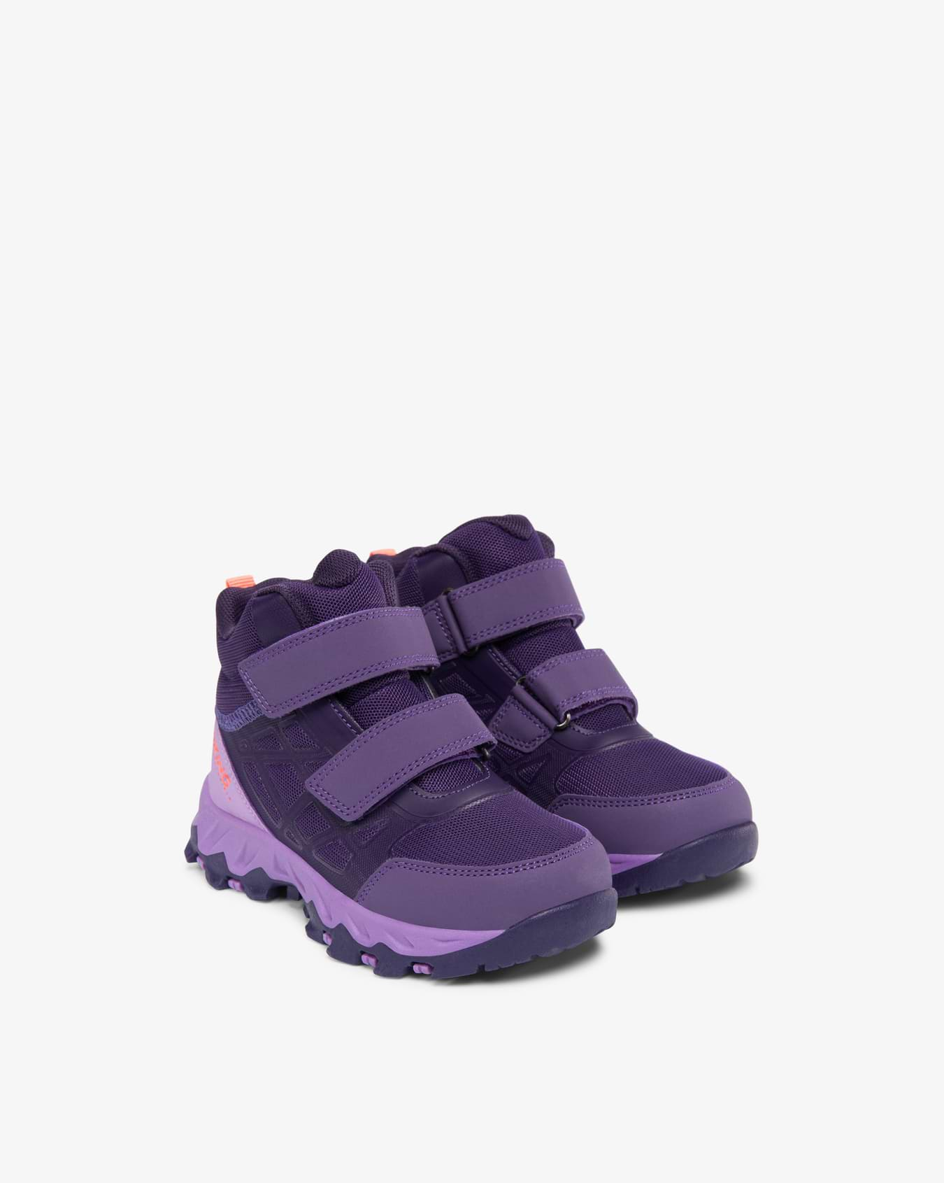 Viking Track Mid WP 2V Kids Sneaker Purple Waterproof Velcro