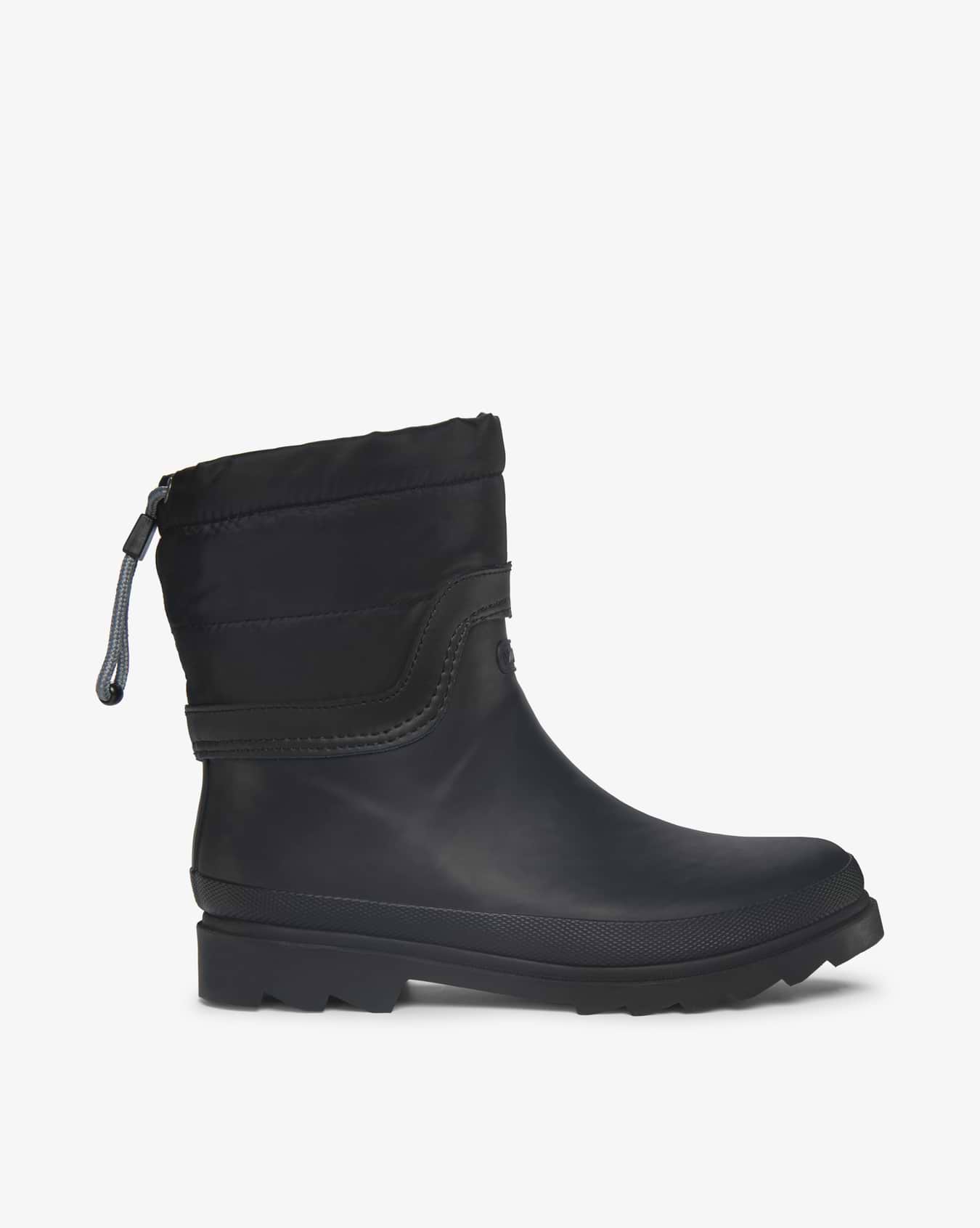 Viking Puffer Mid Womens Rubber Boots Black