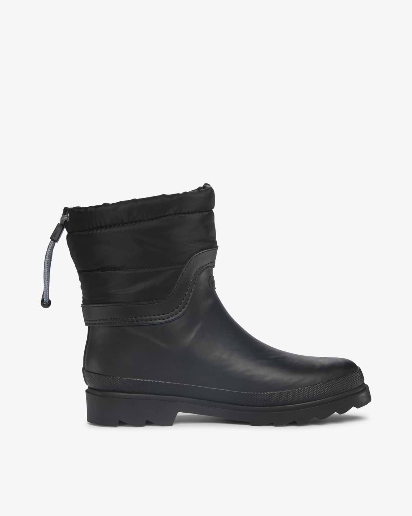 Viking Puffer Mid Womens Rubber Boots Black