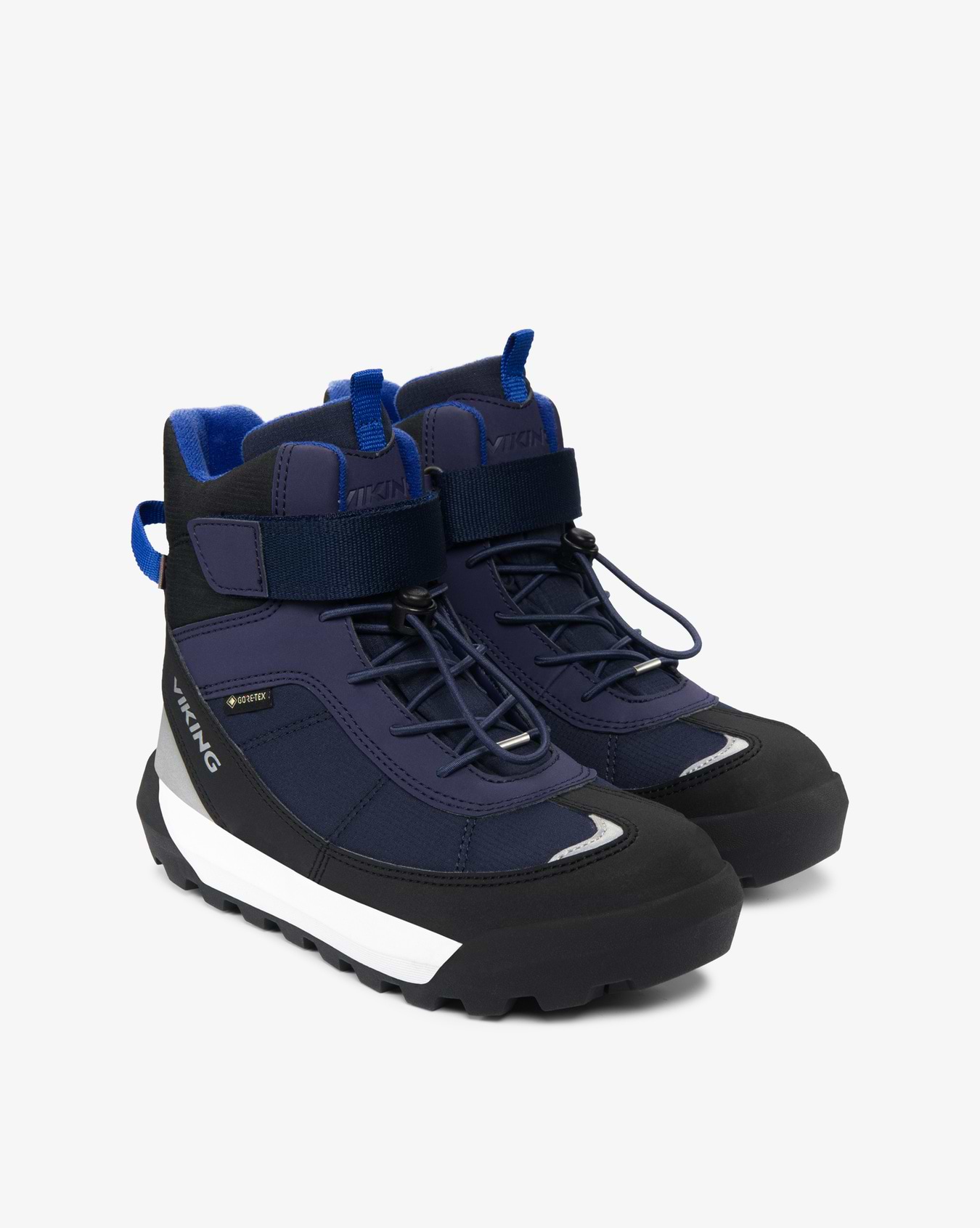 Viking Expower Jr Winter Shoes Blue Gore-Tex Velcro