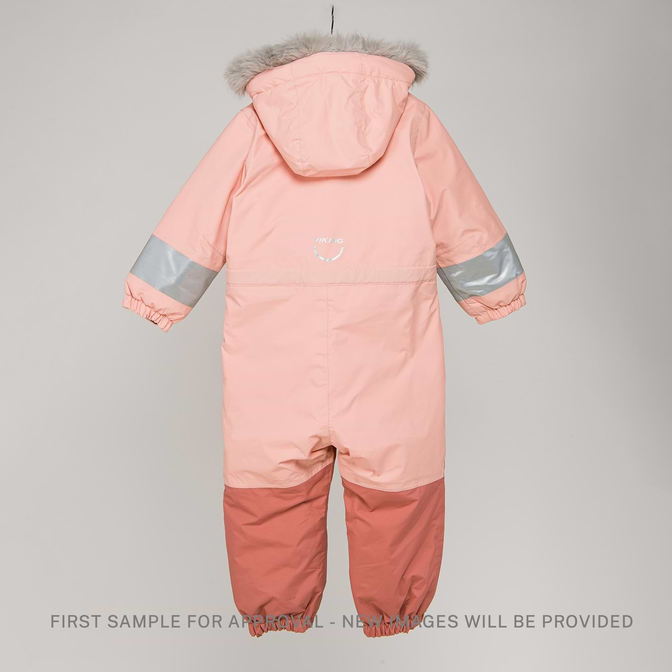 Viking Alv Winter Playsuit Kids Pink