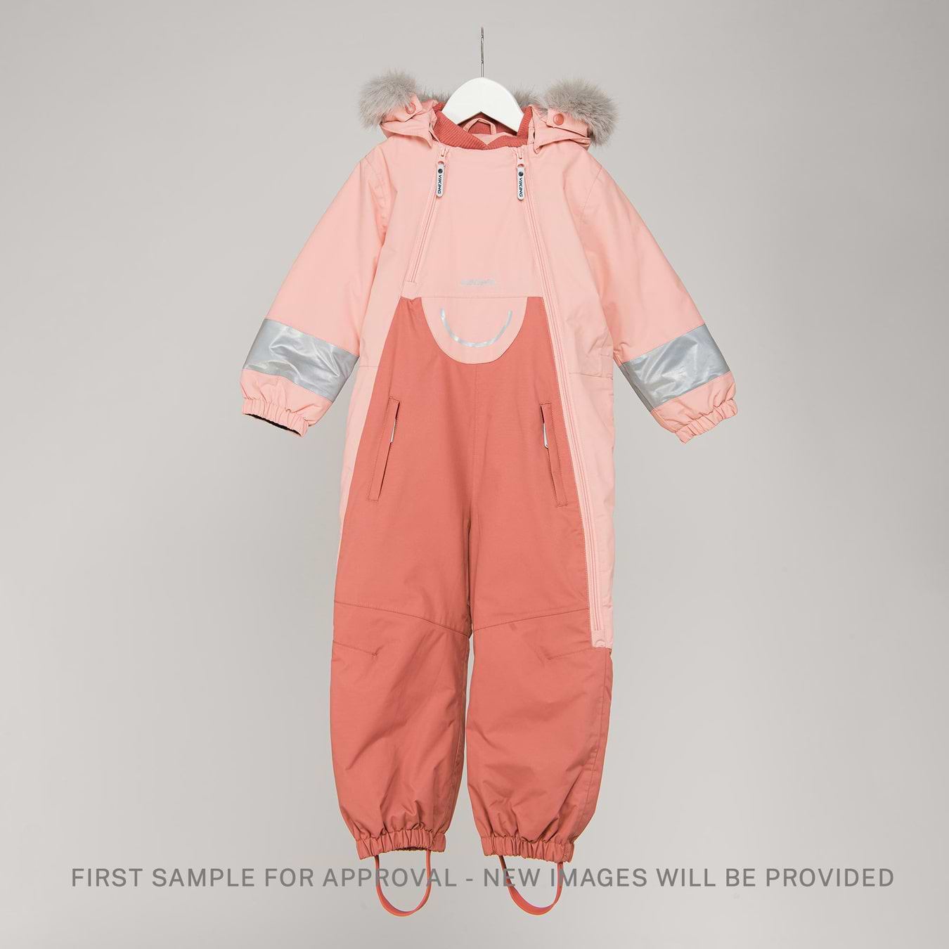 Viking Alv Winter Playsuit Kids Pink