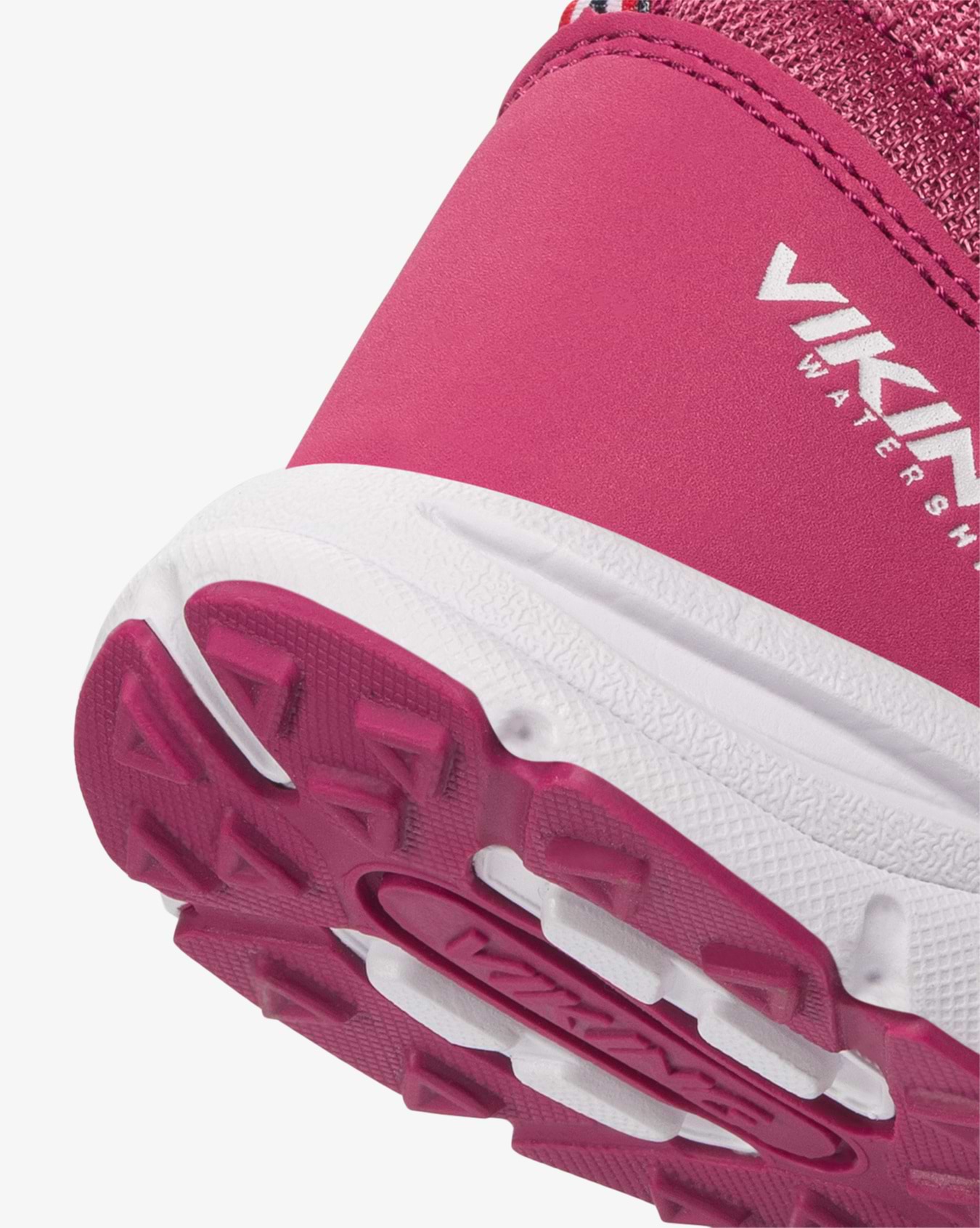 Viking Knapper Mid Kids Sneaker Purple Velcro